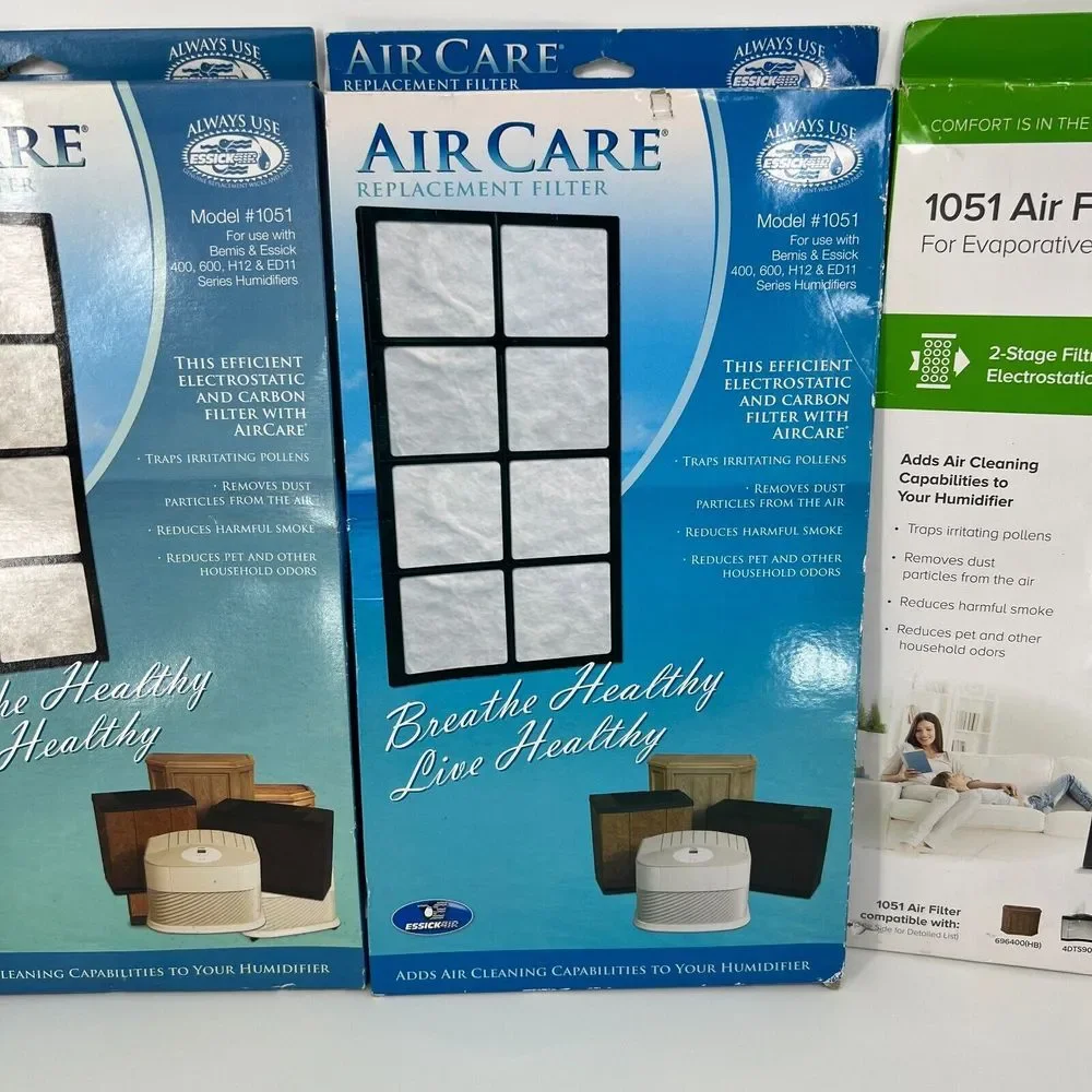 (4) Essick 1051 Humidifier Air Care Filters for Bemis Series 400 600 Humidifiers